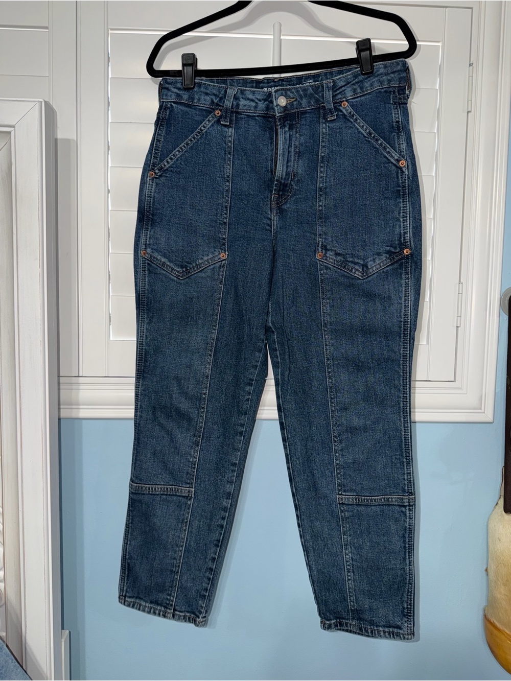 Old Navy Dark Blue Boyfriend Jeans